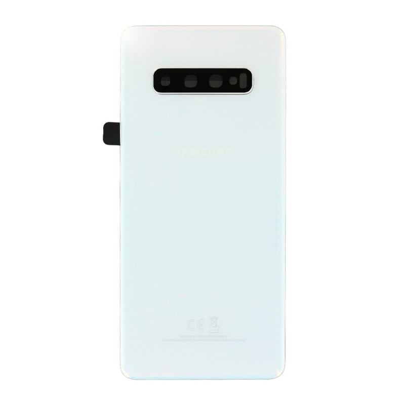 Remplacer la vitre arrière cassée du Samsung S10+ blanc prisme avec BricoPhone_1