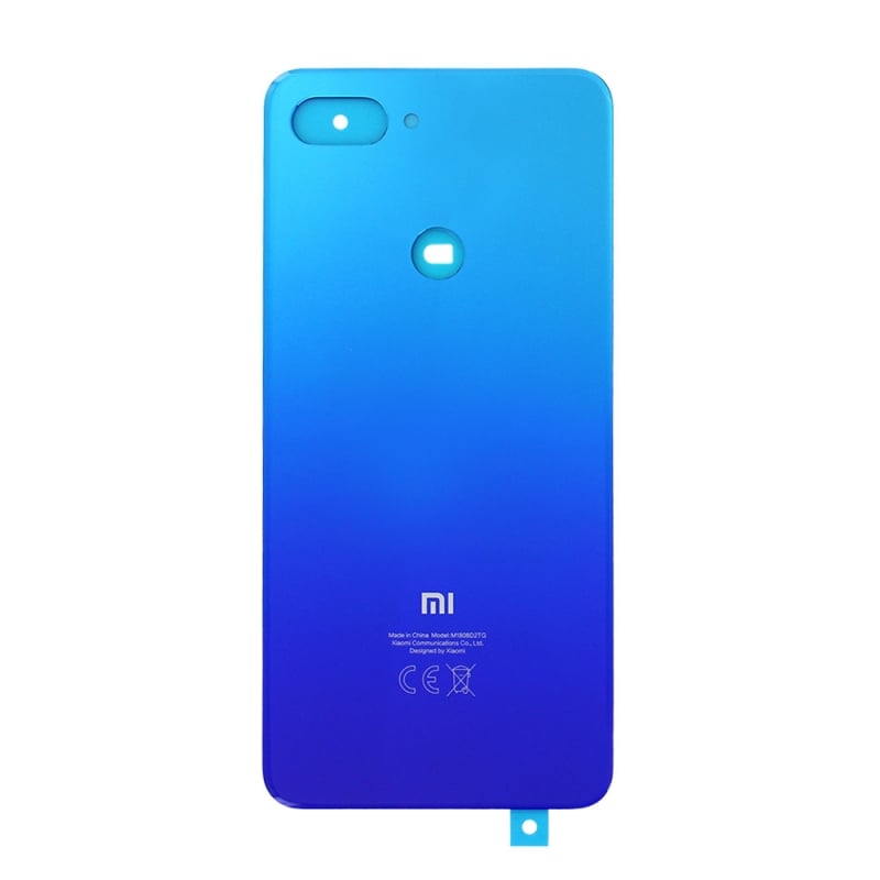 Vitre arrière Aurora Blue pour Xiaomi Mi 8 Lite_photo1