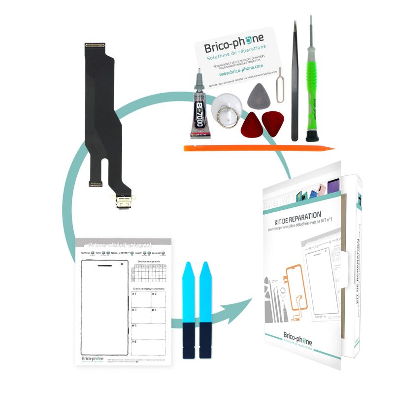 Kit de réparation Connecteur de charge Type-C Huawei P20
