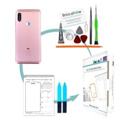 Kit de réparation Coque arrière Or Rose Xiaomi Redmi Note 6 Pro