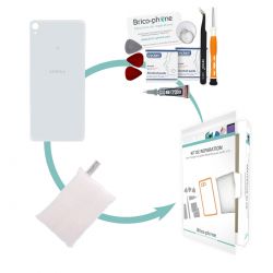 Kit pour changer la vitre arrière Blanche Sony Xperia XA / XA Dual