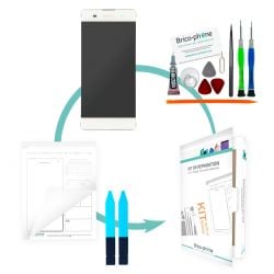 Kit de réparation l'écran complet Or sur châssis Sony Xperia XA / XA Dual