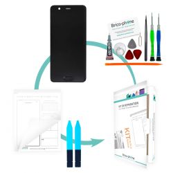 Kit de réparation Ecran avec vitre et LCD sans châssis Huawei P10 Noir