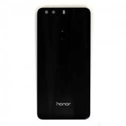 Vitre arrière Noire avec lecteur d'empreinte pour Huawei Honor 8 face avant