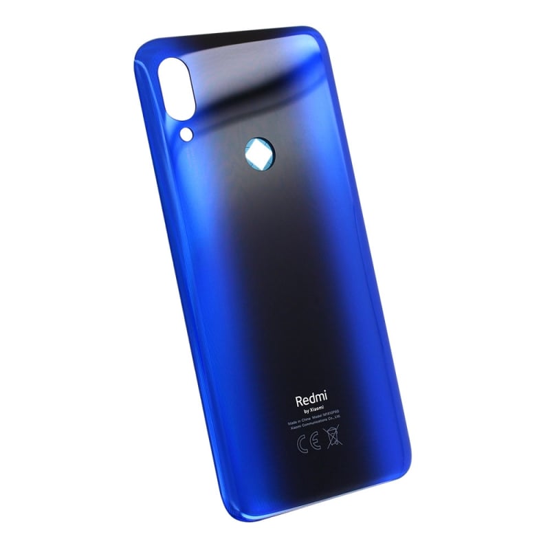 Vitre arrière pour Xiaomi Redmi 7 Bleu Comète photo 2