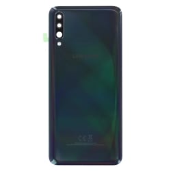 Remplacer la vitre arrière en plastique du Galaxy A70 noir par une pièce neuve d'origine avec Bricophone_photo1