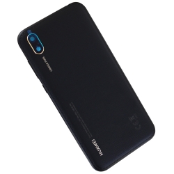 Coque arrière pour Huawei Y5 (2019) Cuir Noir photo 2