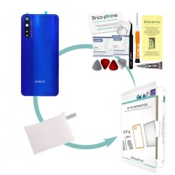 Kit de remplacement Vitre arrière Bleue Saphir pour Honor 20