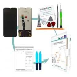 Kit de réparation Ecran Noir vitre + LCD pré-monté pour Honor 20 Lite