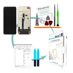 Kit de réparation Ecran Noir vitre + LCD pré-monté pour Honor 20 Pro