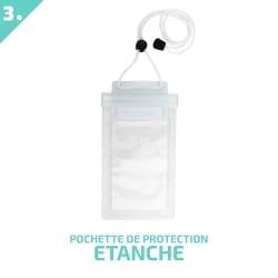 Pack Essentiel de Protection 3-en-1 pour Honor 8X - Étui étanche, film Hydrogel et coque Minigel photo 3