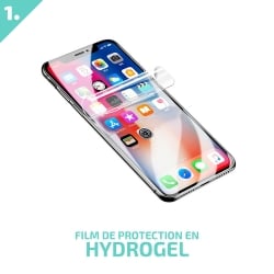 Pack Essentiel de Protection 3-en-1 pour Samsung Galaxy S10e - Étui étanche, film Hydrogel et coque Minigel photo 1