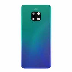 Vitre Arrière Compatible pour Huawei Mate 20 Pro Aurora Blue photo 3