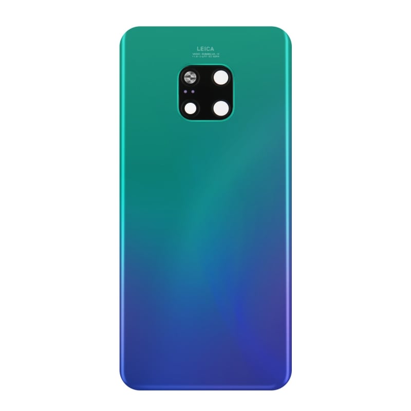 Vitre Arrière Compatible pour Huawei Mate 20 Pro Aurora Blue photo 3