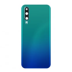 Vitre Arrière Compatible pour Huawei P30 Bleu Aurore photo 3