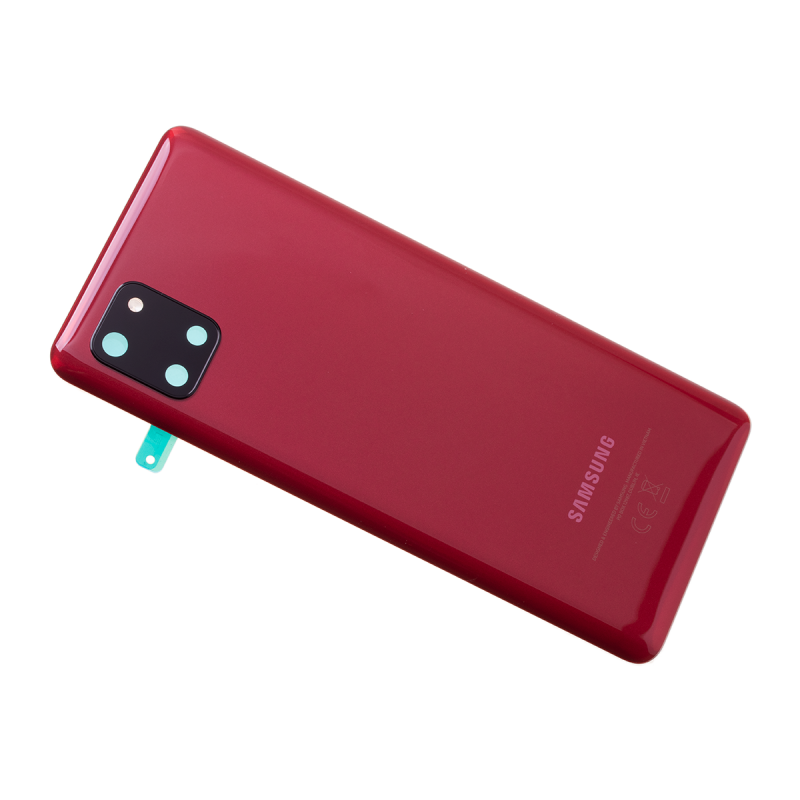 Vitre arrière pour Samsung Galaxy Note 10 Lite Rouge photo 3