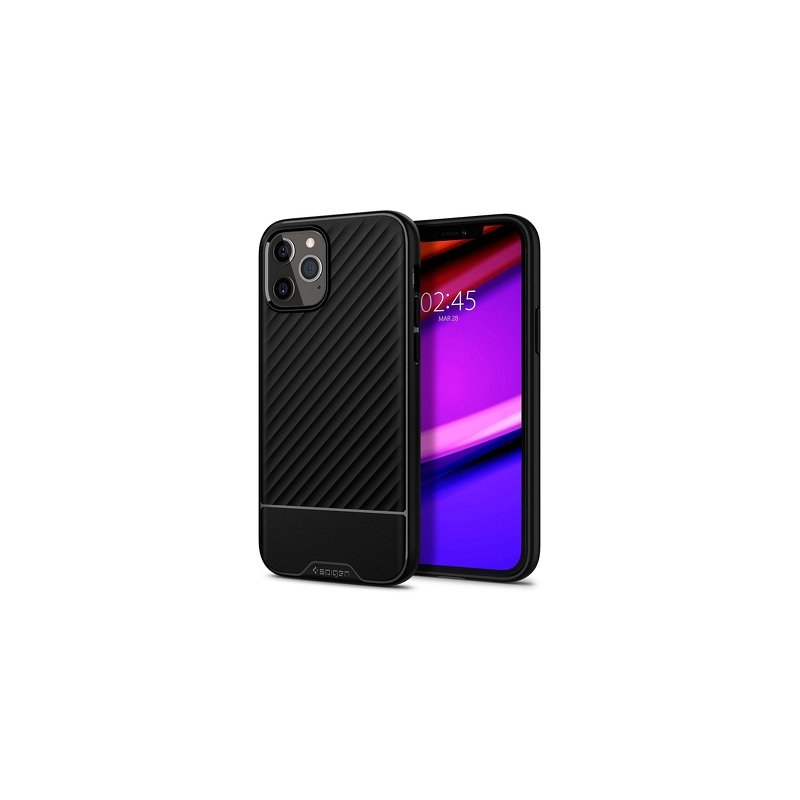 Coque Core Armor Noire Spigen pour iPhone 12 et 12 Pro photo 7