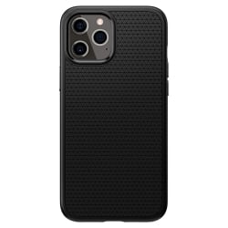 Coque Liquid Air Noire Spigen pour iPhone 12 et 12 Pro photo 2