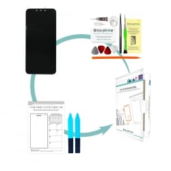 Kit de réparation Ecran Noir avec vitre et LCD prémonté pour Huawei MATE 20 LITE