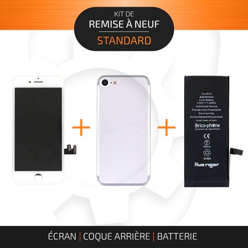 Kit de remise à neuf pour iPhone 7 Argent | STANDARD