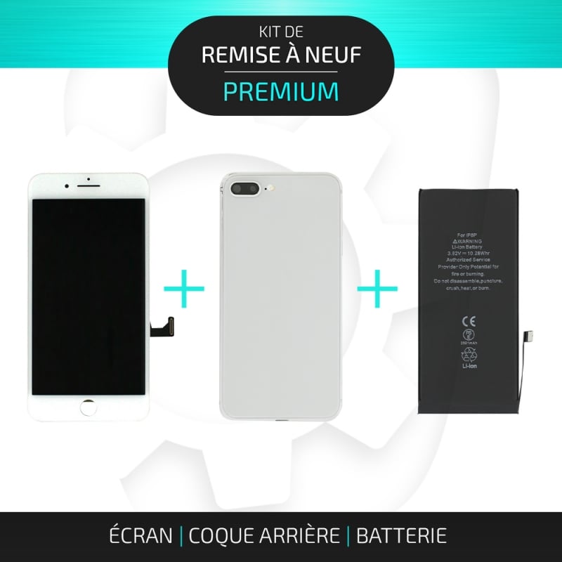 Kit de remise à neuf pour iPhone 8 Plus Argent | PREMIUM_photo1