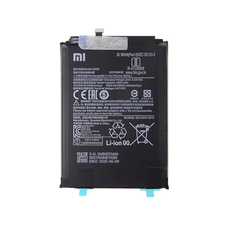 Batterie originale pour Xiaomi Redmi Note 9S