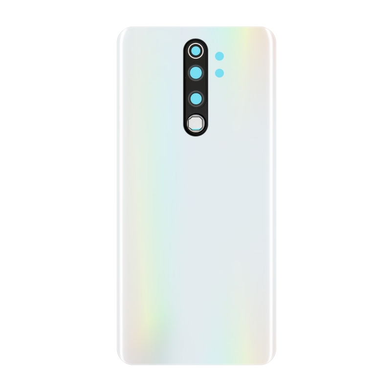 Vitre arrière compatible pour Xiaomi Redmi Note 8 Pro Perle Blanche photo 2