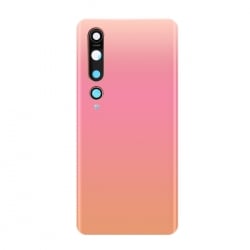 Vitre arrière compatible pour Xiaomi Mi 10 Or Rose photo 2