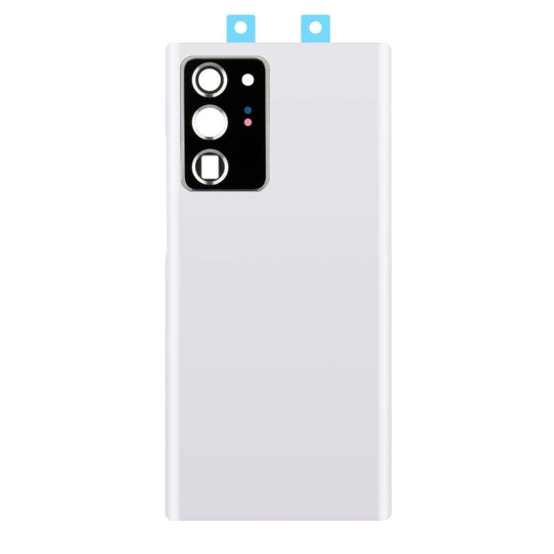 Vitre arrière compatible pour Samsung Galaxy Note 20 Ultra Blanc photo 1