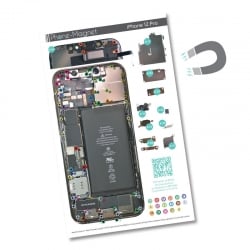 Patron magnétique d'aide au montage pour iPhone 12 Pro