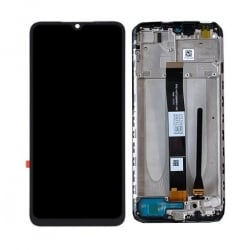 Bloc écran IPS LCD et vitre pré-montés sur châssis pour Xiaomi Redmi 9A