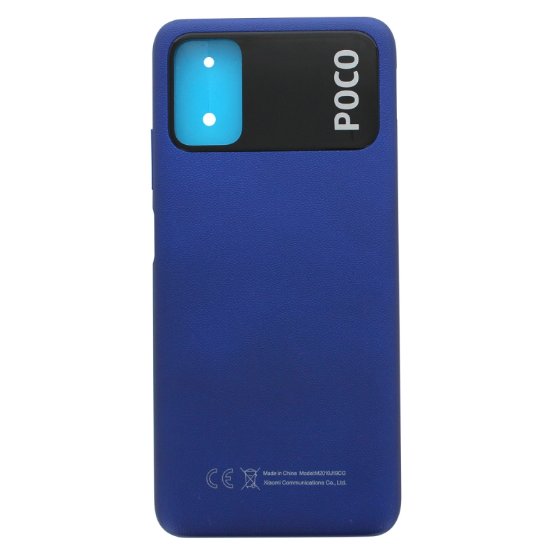 Coque arrière d'origine pour Xiaomi Poco M3 Bleu_photo1