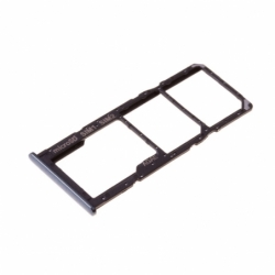 Rack double SIM et SD pour Samsung SM-A715 Galaxy A71 - Noir  photo 0