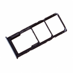 Rack double SIM et SD pour Samsung SM-A715 Galaxy A71 - Noir  photo 1