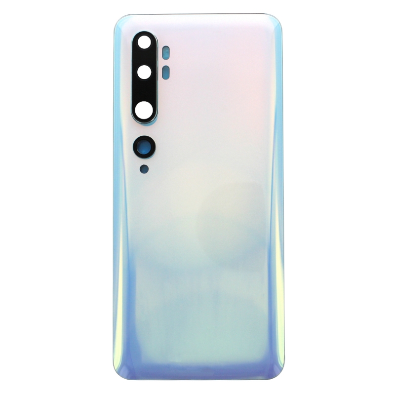 Vitre arrière compatible pour Xiaomi Mi Note 10 et Mi Note 10 Pro Blanc_photo1