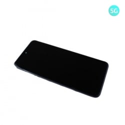 Bloc écran IPS LCD et vitre pré-montés sur châssis pour Xiaomi Redmi Note 10 5G Noir_photo1