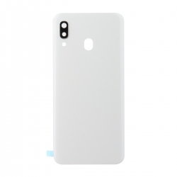 Vitre arrière compatible Samsung Galaxy A30 Blanc photo 1