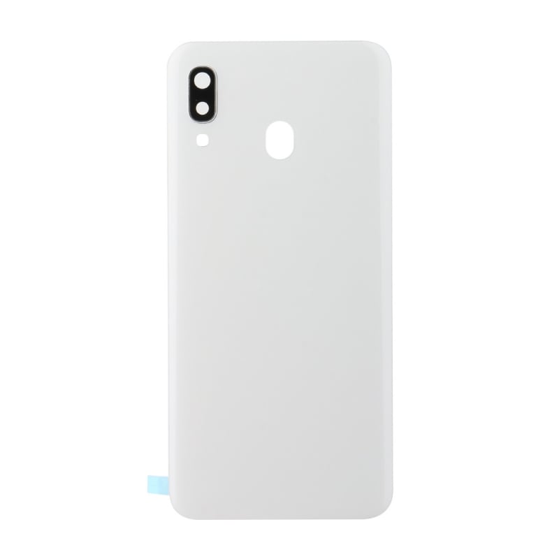 Vitre arrière compatible Samsung Galaxy A30 Blanc photo 1