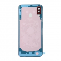 Vitre arrière compatible Samsung Galaxy A30 Rouge photo 2