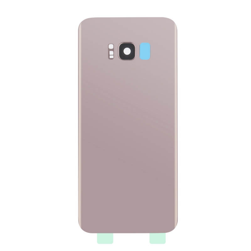 Vitre arrière compatible Samsung Galaxy S8+ Rose photo 1