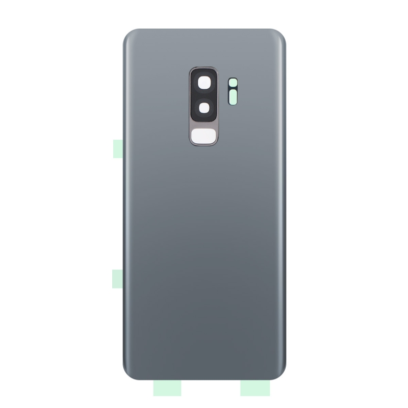 Vitre arrière compatible Samsung Galaxy S9+ Argent photo 1