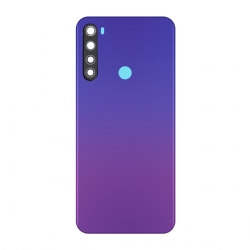 Vitre arrière compatible pour Xiaomi Redmi Note 8 Violet photo 01