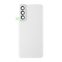 Vitre arrière compatible pour Samsung Galaxy S21 Blanc photo 1