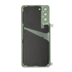 Vitre arrière compatible pour Samsung Galaxy S21+ Bleu photo 2