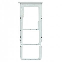 Rack double SIM pour Samsung Galaxy A12 (SM-A125F) Blanc_photo1