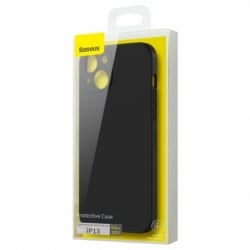 Coque Baseus en gel noire pour iPhone 13 photo 12