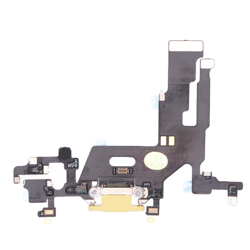 Connecteur de charge Lightning Complet pour iPhone 11 Jaune_photo1