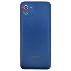 Coque arrière pour Samsung Galaxy A03 bleu_photo1