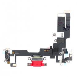 Connecteur de charge Lightning pour iPhone 14 rouge_photo2