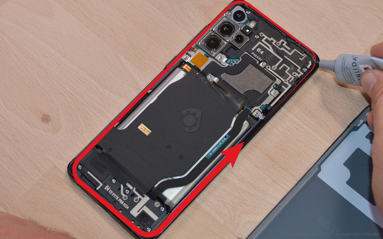 Changement du bloc écran  sur Galaxy S20 Plus photo 3